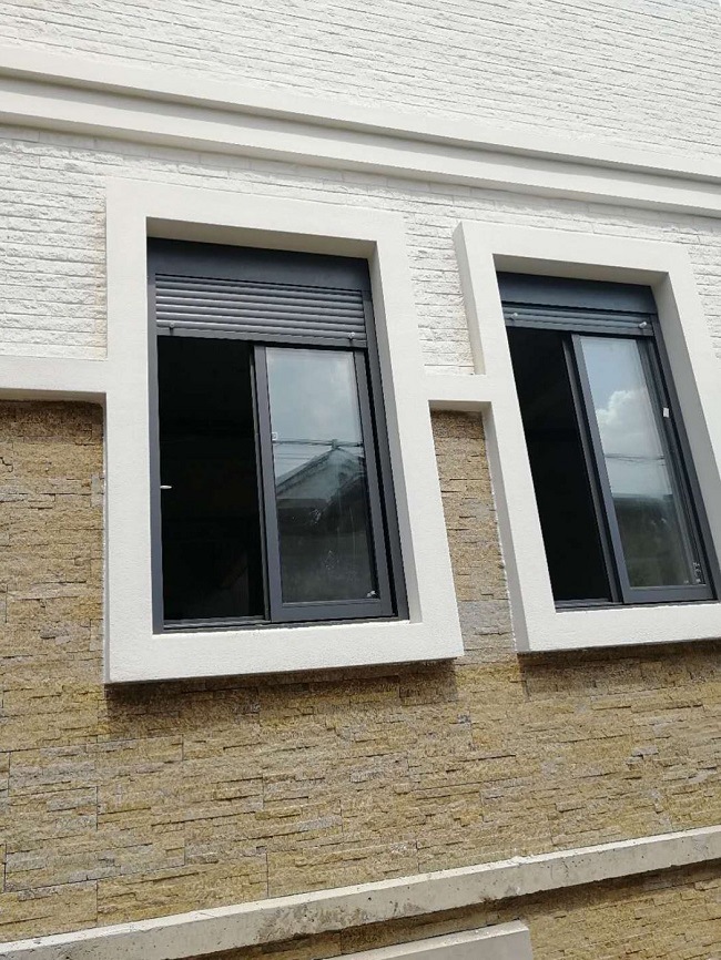 镇江生产铝合金遮阳一体化窗设计